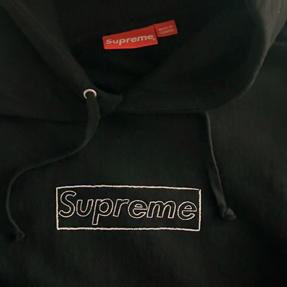 Supreme x KAWS Chalk Box Logo Hoodie